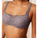 Dámská podprsenka Body Make-Up Illusion Lace Balconette - Triumph coffee sugar (3091) 080E