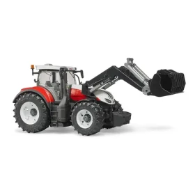 Bruder 3181 Traktor STEYR 6300 Terrus s čelním nakladačem