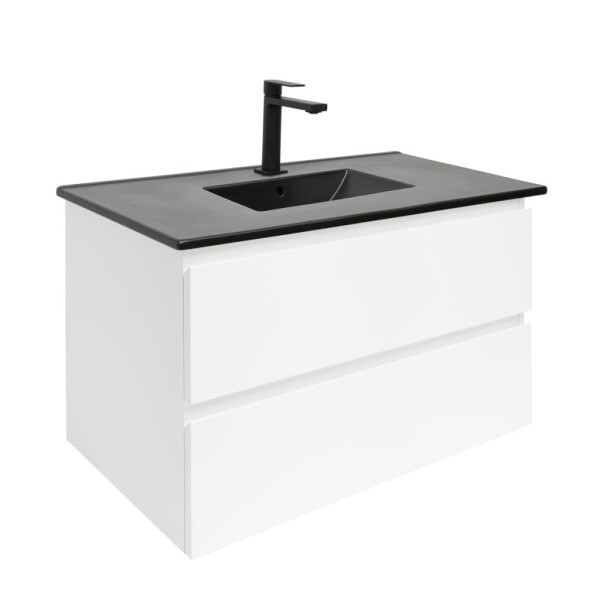Koupelnová skříňka s umyvadlem SAT B-Way 79x50x45 cm bílá lesk BWAY280WU4B2B BWAY280WU4B2B