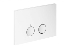 AXOR - FlushPlate Ovládání splachování, matná bílá 42530700