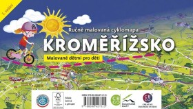 Kroměřížsko dětem - Ručně malovaná cyklomapa