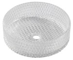 SAPHO - MARAGUA skleněné gravírované umyvadlo na desku Ø 39,5cm, čirá TY214CL