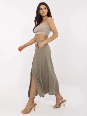 Sukně D73761M50222A khaki XL