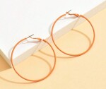 Ptakoviny.cz Náušnice kruhy oranžové