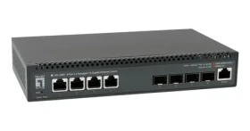 LevelOne XEL-0891 / Switch / 4x 10G RJ45 / 4x 10G SFP+ / Managed L3 / 19" (XEL-0891)