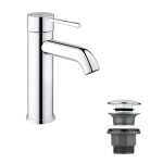 GROHE - Essence New Umyvadlová baterie s výpustí Push-Open, chrom 23797001