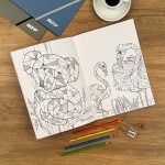 Antistresové omalovánky 210x290mm/32 stran - Relax