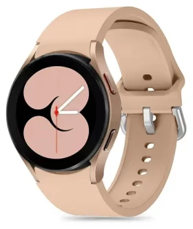 Tech-Protect Silicone Strap béžová / Řemínek / pro Samsung Galaxy Watch 4/5/5 Pro/6/7/FE / silikonový