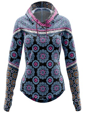 CRAZY Pull Ibex Woman, Shibori velikost: XS