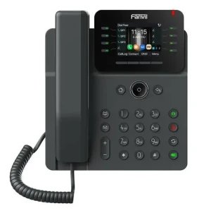 Fanvil V62G černá / IP telefon / 12 SIP linek / 6-cestná konference / 2x Gigabit / 2,8" (V62G BLACK)
