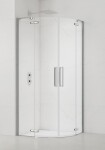 Sprchový kout čtvrtkruh 90x90 cm SAT TGD NEW SATTGS90CRT SATTGS90CRT
