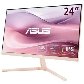 23.8" ASUS VU249CFE-P růžová/béžová / Monitor / IPS / Full HD / 100 Hz / USB-C / Adaptive-Sync (90LM09JO-B01K70)