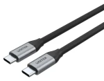 Unitek C14082ABK černá / Kabel USB-C - USB-C / USB 3.2 Gen 2 / 10 Gbps / 100 W PD / 1 m (C14082ABK)