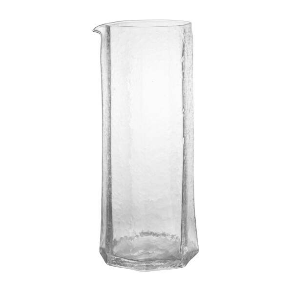 Ferm Living Skleněná karafa Kiru Clear 1 l, čirá barva, sklo