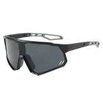VeyRey Sportovní polarizační sluneční brýle Strasoo černá obruba černá skla (8596545423678)