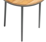 KETTLER TRIBE stolek Ø 40 cm - antracit / teak