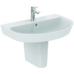 IDEAL STANDARD - Connect Air Umyvadlo 60x46 cm, s přepadem, otvor pro baterii, s Ideal Plus, bílá E0694MA