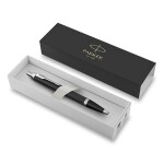 Parker IM Essential Black kuličkové pero chromové doplňky