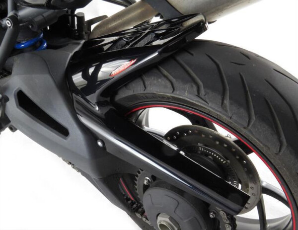 Triumph Tiger 1050 Sport 13-20 Zadní blatník - Matná černá-stříbrná mřížka