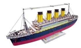 3D dřevěné puzzle Titanic