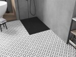 MEXEN/S - Toro obdélníková sprchová vanička SMC 100 x 80, černá, mřížka černá 43708010-B