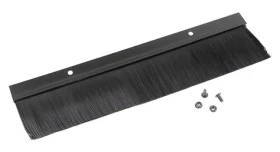 Lanberg 19" kartáčový panel černý / Panel / kabelový průchod (AK-1102-B)