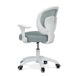 Dětská židle, výškově nastavitelná, zelená síťovina, KA-K1062 GRN