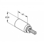 KLUDI - Příslušenství Prodloužení, chrom 7507905-00