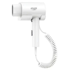 Adler AD 2285w bílá / Hotelový fén na vlasy / 2000 W / 3 teploty / 1 rychlost / montáž na zeď (AD 2285w)