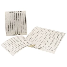 Weidmüller 1652250001 označení svorky bílá 10 ks