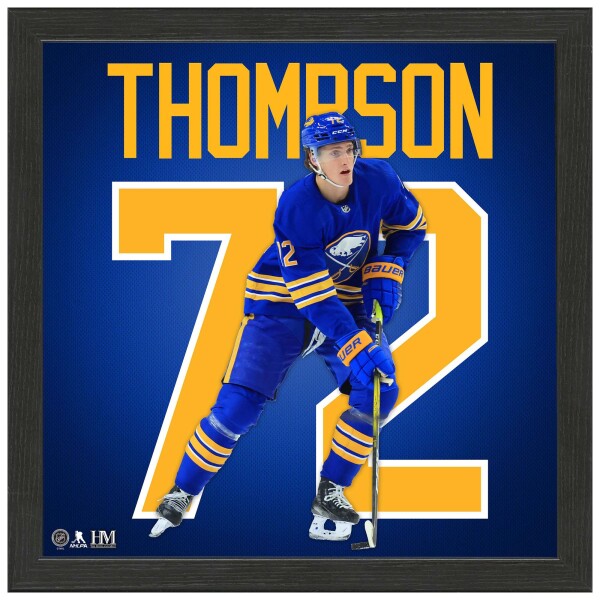 Obraz Buffalo Sabres NHL Tage Thompson #72 Impact Jersey
