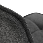 Jídelní židle, šedá, látka, CT-G2048 GREY2