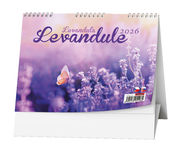 Stolní kalendář 2026 Baloušek - Levandule