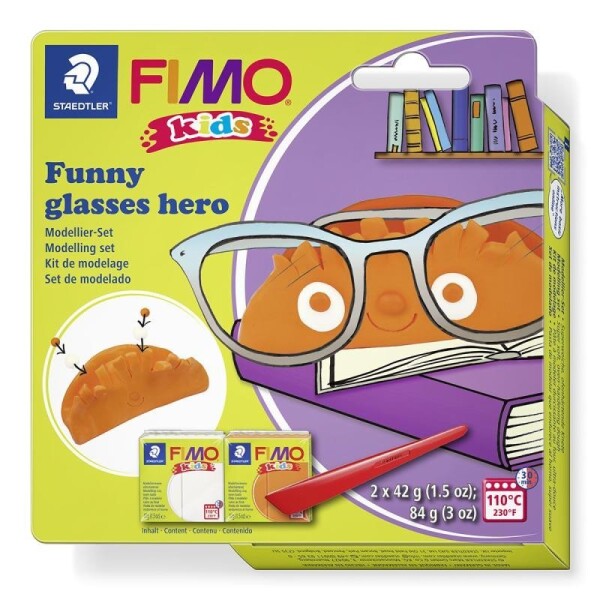 FIMO sada kids Funny - Hrdina s brýlemi