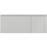 MEXEN/S - Orio koupelnová skříňka 120 cm s umyvadlem Vela levá, 1S, 1D, šedá mat/bílá mat 91A13-12047-3-BBFF62-W23L01