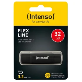 Intenso Flex Line 32GB černá / Flash disk / USB-C, USB-A / USB 3.2 Gen 1 / čtení 70 MB/s (3544480)