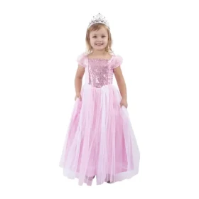 RAPPA Dětský kostým Princezna růžová (S)