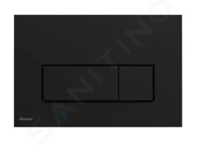 RAVAK - Uni Slim Ovládací tlačítko splachování, matná černá X01744