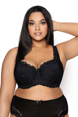 Dámská podprsenka 053/22 Carmela black plus - MAT černá 95/D