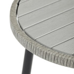 Zahradní sestava, polyratan, šedá, AZ-F1508 GREY