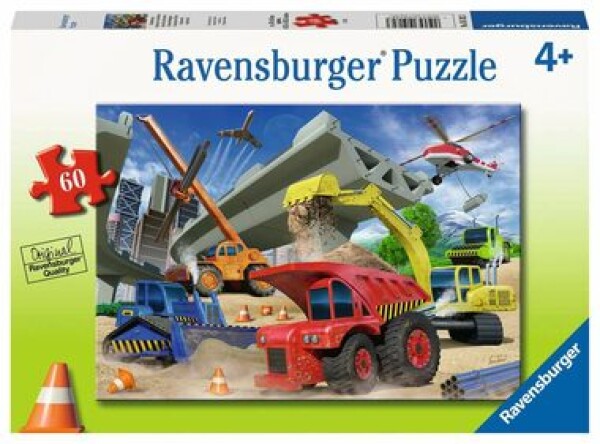 RAVENSBURGER Stavební vozidla 60 dílků