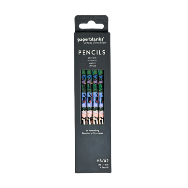 Lentulov’s Cityscapes / St. Petersburg / Pencil / 4 PACK