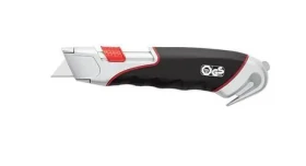 WEDO SAFETY ALU / Bezpečnostní nůž / hliníkové tělo / zatahovací čepel / 3 náhradní čepele (78825)