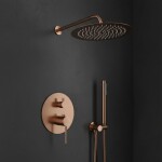 REA - Podomítková sprchová sada Foss Clif Brush Copper + BOX REA-P5649