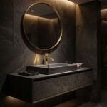 REA - Umyvadlová baterie Venti Gold Low REA-B9788