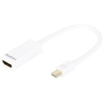 Digitus DisplayPort adapter cable, DP - HDMI type A M/F, 0.15m,w/interlock, DP 1.1a compatible, CE, bl