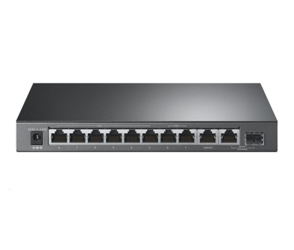 TP-Link CCTV switch TL-SG1210PP (9xGbE,1xGbE/SFP combo uplink, 1xGbE uplink, 6xPoE+,2xPoE++,123W, fanless) EDF_438954