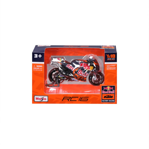 Motocykl, Red Bull KTM Factory Racing 2023, 33 Brand Binder, 1:18 - Maisto