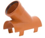 MIDAS Nalepovací odbočka s klipem DN 110 x 90 - 45° p6686
