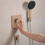 HANSGROHE - Ecostat Comfort Q Termostatická baterie pod omítku, kartáčovaný bronz 33712140
